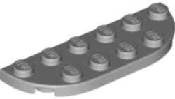 LEGO® Alkatrészek (Pick a Brick) Világos Kékesszürke 2x6 Lapos Íves Elem 6105964 (6105964)