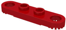 LEGO® Alkatrészek (Pick a Brick) Piros 1x4 Lapos Technic Elem Fogas Csatlakozóval 42635pb (42635pb)