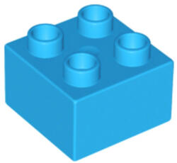 LEGO® Alkatrészek (Pick a Brick) Sötét azúr 2x2 DUPLO Kocka Elem 6167546 (6167546)