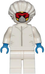 LEGO® Minifigurák Drone Engineer - White Safety Jumpsuit, Red Goggles and White Mask cty1029 (cty1029)
