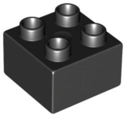 LEGO® Alkatrészek (Pick a Brick) Fekete 2x2 DUPLO Kocka Elem 343726 (343726)