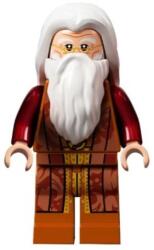 LEGO® Minifigurák Albus Dumbledore - Fehér haj és szakáll, Narancssárga felső és nadrág hp313 (hp313)