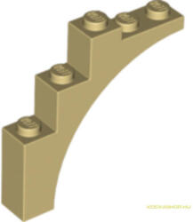 LEGO® Alkatrészek (Pick a Brick) Világos Cserszínű Boltív Elem 6075057 (6075057)