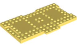 LEGO® Alkatrészek (Pick a Brick) Világos halványsárga 8x16x6, 4 Módosított Lap 6097169 (6097169)