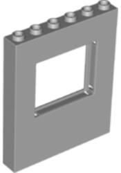 LEGO® Alkatrészek (Pick a Brick) Világos Kékesszürke 1x6x6 Panel Ablakkal 6223038 (6223038)
