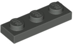 LEGO® Alkatrészek (Pick a Brick) Sötétszürke 1X3 Lapos Elem 4121922 (4121922)