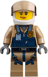 LEGO® Minifigurák Mountain Police - Officer Female, Helicopter Pilot cty0852 (cty0852)