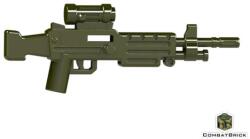 LEGO® Alkatrészek (Pick a Brick) Katonai zöld M249 Squad Automatic Weapon géppuska CBR413 (CBR413)