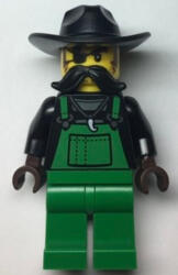 LEGO® Minifigurák Police - Crook Snake Rattler, Green Overalls cty1367 (cty1367)
