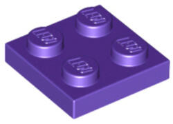 LEGO® Alkatrészek (Pick a Brick) Sötétlila 2x2 lap 6047422 (6047422)