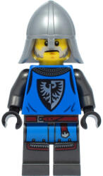 LEGO® Minifigurák Black Falcon - Male, Pearl Dark Gray Detailed Legs, Flat Silver Neck Protector cas554 (cas554)