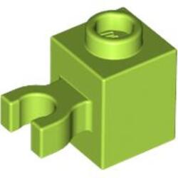 LEGO® Alkatrészek (Pick a Brick) Lime 1x1 Módosított Kocka Elem Csatlakozóval 6146963 (6146963)
