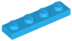 LEGO® Alkatrészek (Pick a Brick) Sötér azúr 1X4 lapos elem 6133728 (6133728)