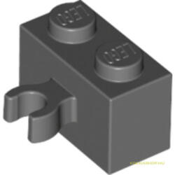 LEGO® Alkatrészek (Pick a Brick) Sötét Kékes-szürke 1x2 Elem Vízszintes Tartóval 6127738 (6127738)