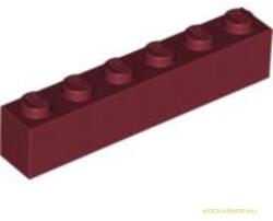 LEGO® Alkatrészek (Pick a Brick) Sötét piros 1X1X6 Elem 4541528 (4541528)
