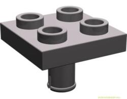 LEGO® Alkatrészek (Pick a Brick) Sötétszürke 2X2 Elem Tűvel 4210836 (4210836)