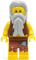 LEGO® Minifigurák Kalóz Mellényben, Szürke Hajjal és Szakállal pi112 (pi112)