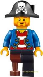LEGO® Minifigurák Kék Zubbonyos Kalóz Fa Lábbal pi146 (pi146)