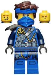 LEGO® Minifigurák Jay - The Island, Mask and Hair with Bandana, Shoulder Pad njo679 (njo679)