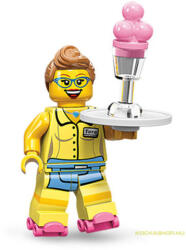 LEGO® Minifigurák Minifigura 11. sorozat - Görkoris pincérnő col11-13 (col11-13)