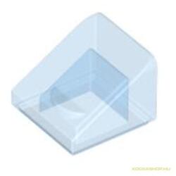 LEGO® Alkatrészek (Pick a Brick) Átlátszó középkék 1X1X2/3 Tetőelem 4611464 (4611464)
