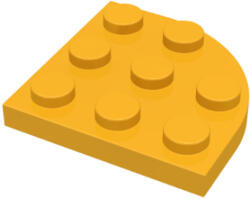LEGO® Alkatrészek (Pick a Brick) Világos Halványnarancs 3x3 Negyedkör 6022078 (6022078)