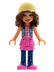 LEGO® Minifigurák Olivia - rózsaszín szoknyában (Friends) frnd509 (frnd509)