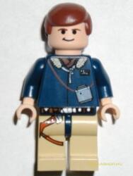 LEGO® Minifigurák Han Solo, világosbarna lábak, barnásvöröses haj sw0081 (sw0081)