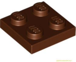 LEGO® Alkatrészek (Pick a Brick) Vöröses barna 2X2 Lapos Elem 4216695 (4216695)