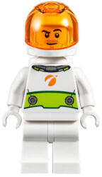 LEGO® Minifigurák Astronaut - Male, White Spacesuit with Lime Belt, Trans Orange Large Visor, Stubble and Smirk cty1009 (cty1009)