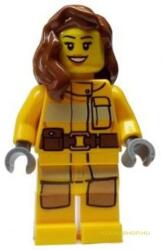 LEGO® Minifigurák Világos narancs tűzoltó hölgy cty0337 (cty0337)