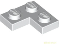 LEGO® Alkatrészek (Pick a Brick) Fehér 1X2X2 Lapos Sarokelem 242001 (242001)