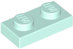 LEGO® Alkatrészek (Pick a Brick) Világos aqua 1 x 2 lapos elem 6146701 (6146701)