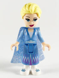 LEGO® Minifigurák Elsa - Csillogó Köpennyel, Kék Ruhában, Fehér Cipőben dp069 (dp069)