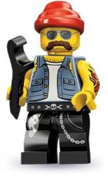 LEGO® Minifigurák Minifigura 10. sorozat - Motorkerékpár szerelő col10-16 (col10-16)