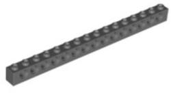 LEGO® Alkatrészek (Pick a Brick) Sötétkékesszürke 1x16 Hosszú Elem Oldalán 15 Lyukkal 4256828 (4256828)