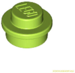 LEGO® Alkatrészek (Pick a Brick) Lime színű 1X1 Lapos Kerek Elem 4183133 (4183133)
