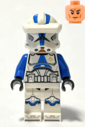 LEGO® Minifigurák Clone Trooper Specialist, 501st Legion (Phase 2) - Blue Arms, Macrobinoculars, Nougat Head, Helmet w sw1248 (sw1248)