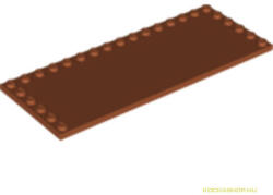 LEGO® Alkatrészek (Pick a Brick) Sötétnarancs 6x16 Módosított Csempe 6143429 (6143429)