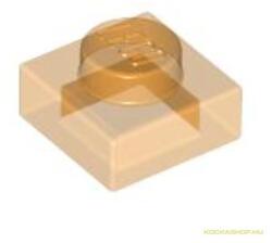LEGO® Alkatrészek (Pick a Brick) Átlátszó narancssárga 1X1 Lapos Elem 6252040 (6252040)