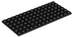 LEGO® Alkatrészek (Pick a Brick) Fekete 6x14 Lapos elem 345611 (345611)