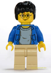 LEGO® Minifigurák Harry Potter - Kék felső, Barna nadrág hp004 (hp004)