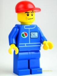 LEGO® Minifigurák Autószerelő figura, Octan ruhában OCT066 (OCT066)