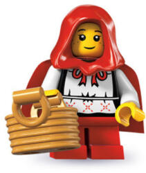 LEGO® Minifigurák Piroska, a nagymama látogatója - kiegészítő nélkül col112 (col112)