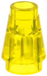 LEGO® Alkatrészek (Pick a Brick) Átlátszó sárga 1X1 Kúp Elem 6337597 (6337597)