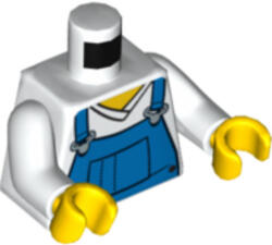 LEGO® Alkatrészek (Pick a Brick) Fehér Minifigura Felsőrész Farmeres 6031085 (6031085)