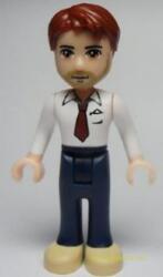LEGO® Minifigurák Friends Peter minifigura, s. kék nadrág, fehér felső FRND019 (FRND019)