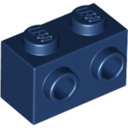 LEGO® Alkatrészek (Pick a Brick) Sötétkék 1x2 Elem +2 Gombbal 6135606 (6135606)