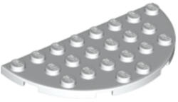 LEGO® Alkatrészek (Pick a Brick) Fehér 4 x 8 Félkör Lap elem 6138699 (6138699)