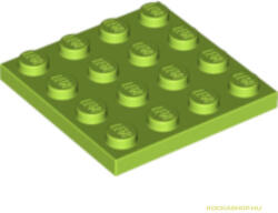 LEGO® Alkatrészek (Pick a Brick) Lime színű 4X4 Lapos Elem 4504850 (4504850)